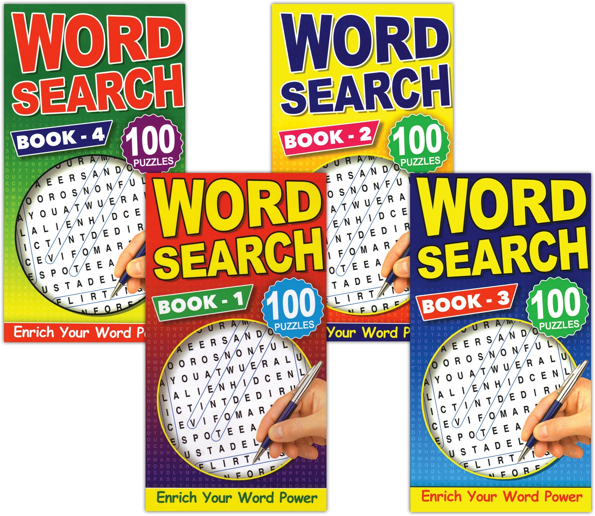 ACTIVITY BOOK,Word Search 4 Asst. [Packs Only]