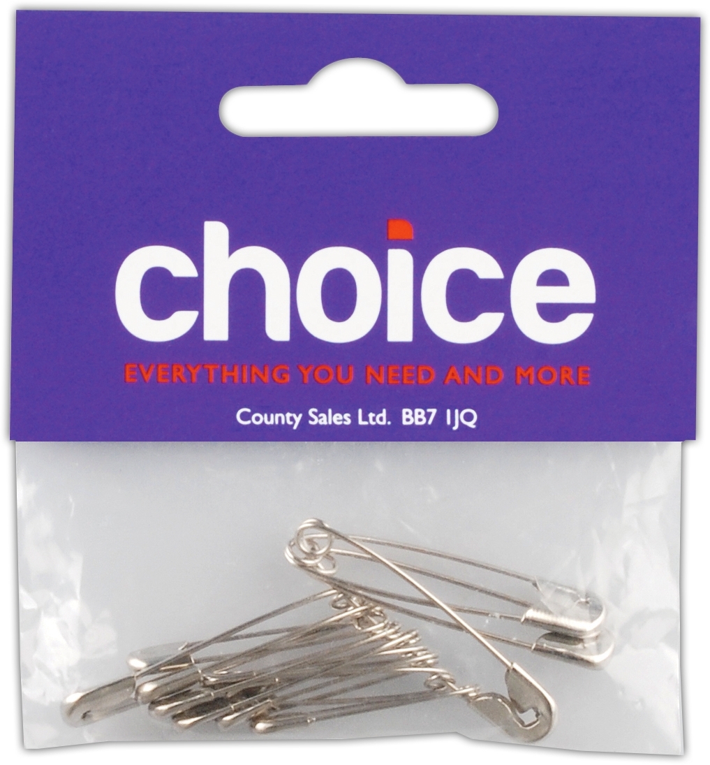 SAFETY PINS,Chrome I/cd [Packs Only]