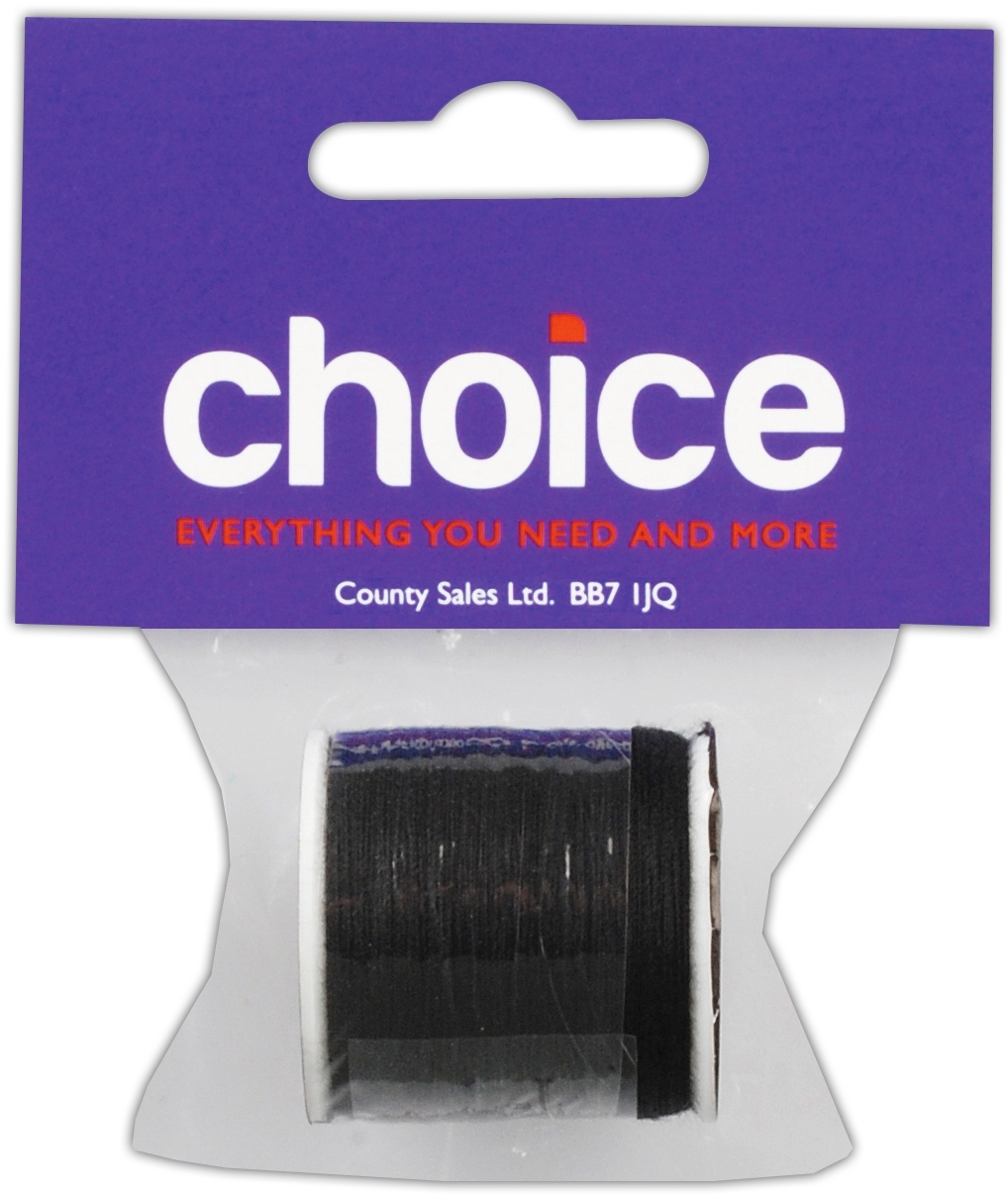 SEWING THREAD,Black I/cd [Packs Only]