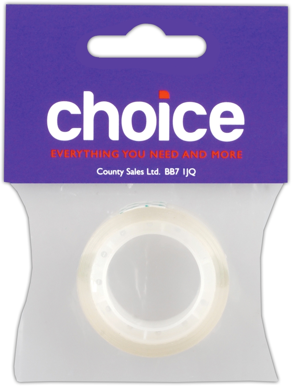 TAPE,Clear 10m I/cd [Packs Only]