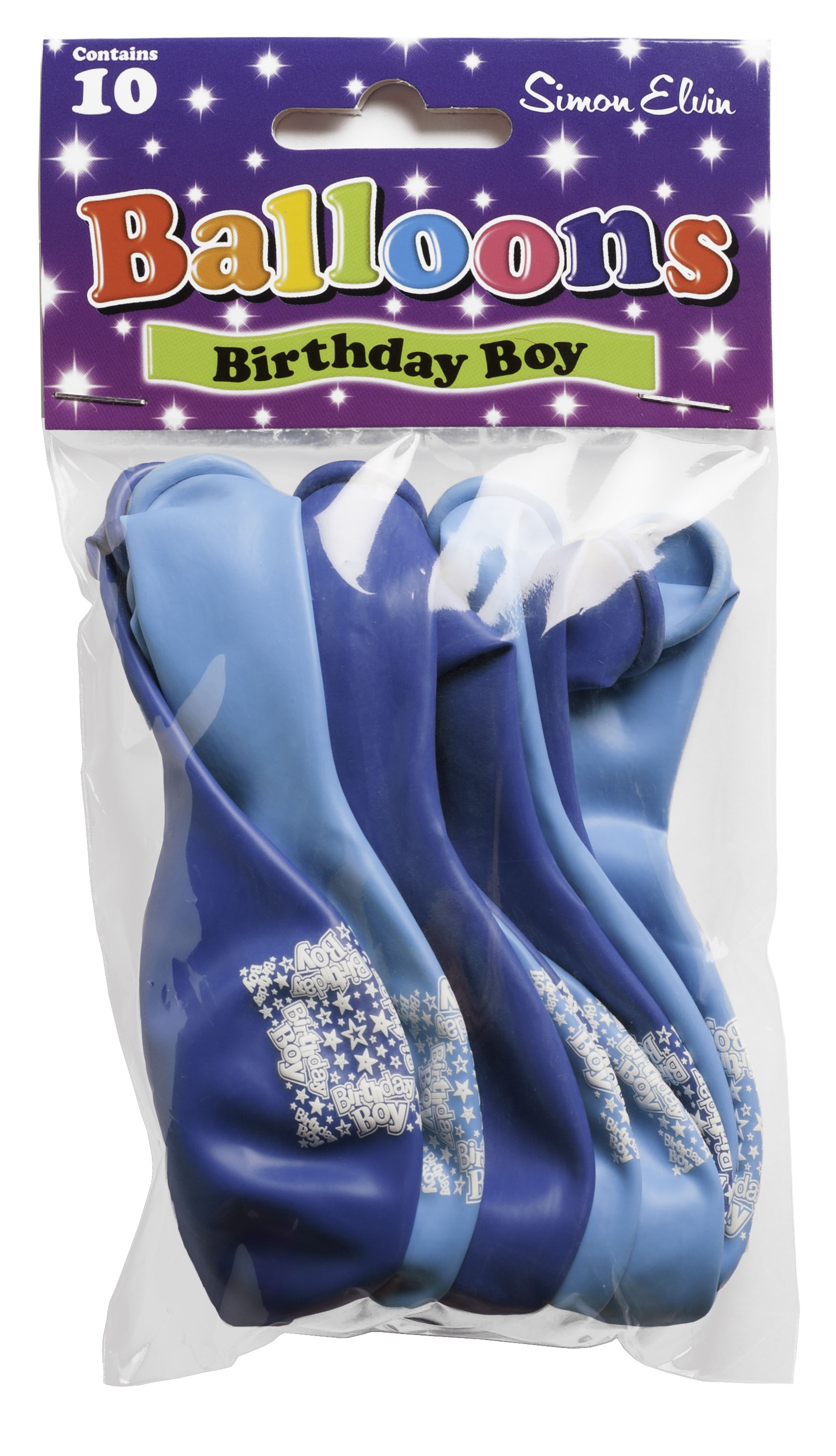 BALLOONS,Birthday Boy 10`s [Packs Only]