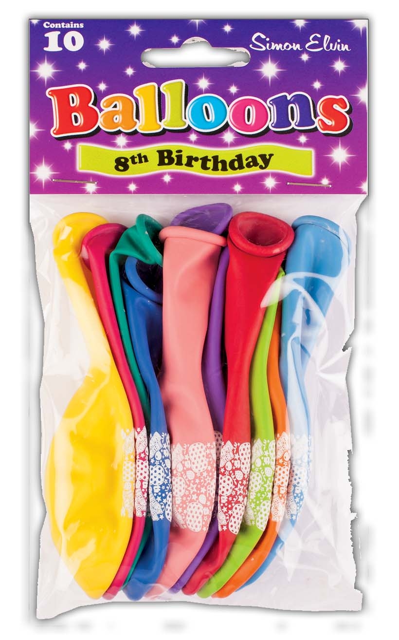 BALLOONS,8 Today 10`s [Packs Only]