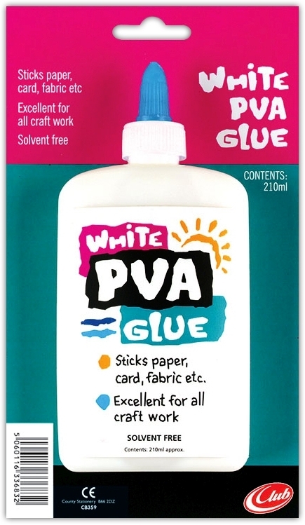 PVA GLUE,210ml I/cd (Club) CB359 [Splittable]