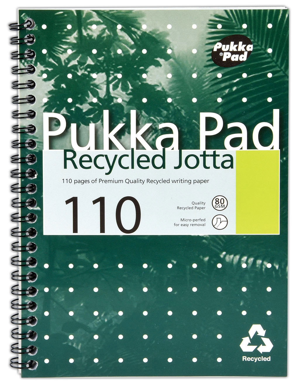 NOTEBOOK,Recycled,Twin Wire,110 Pages A5 [Packs Only]