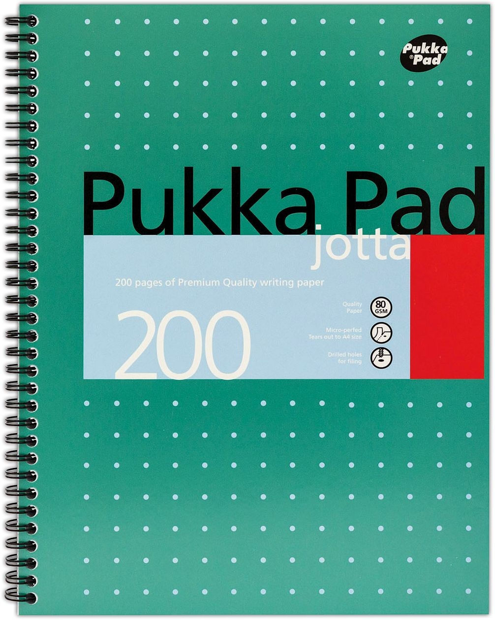 PUKKA PAD,Jotta A4+ Twin Wire Metallic 200pg [Packs Only]