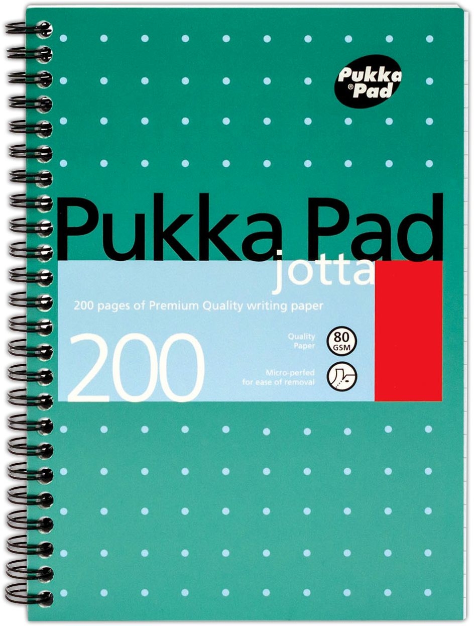 PUKKA PAD,Jotta A5 Twin Wire Metallic 200pg [Packs Only]