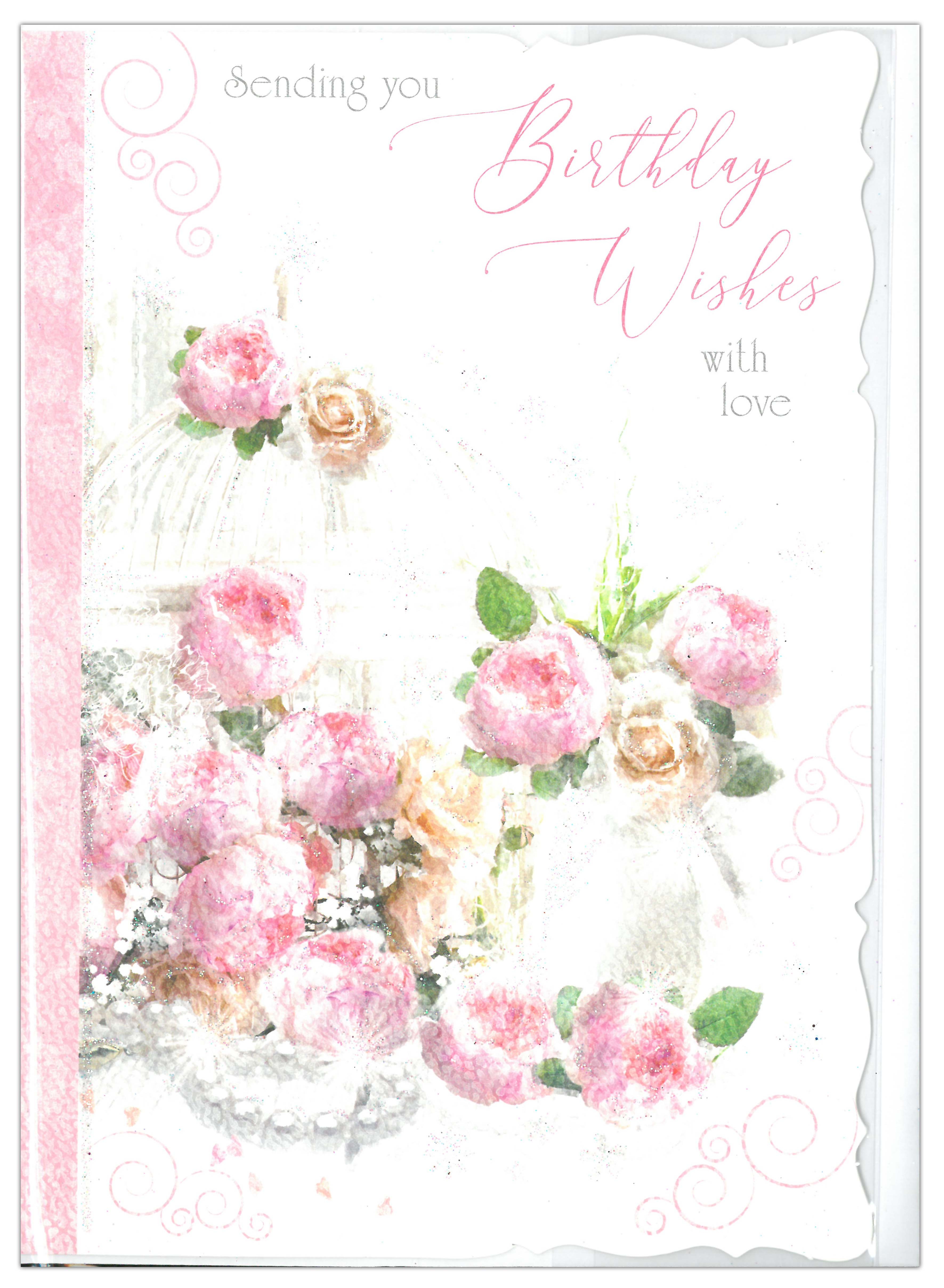 BIRTHDAY CARDS,6`s Floral
