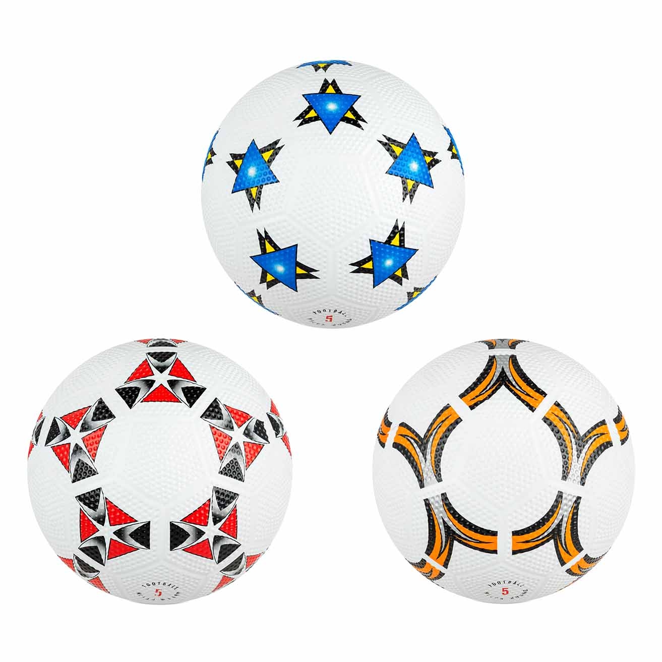 FOOTBALL, All Surface Size 5 8.5in 440gm Asst. [Splittable]