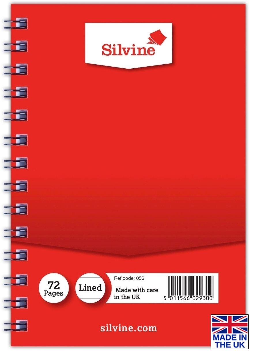 NOTEBOOK,Spiral Feint 5x3 36lv (Silvine) [Splittable]