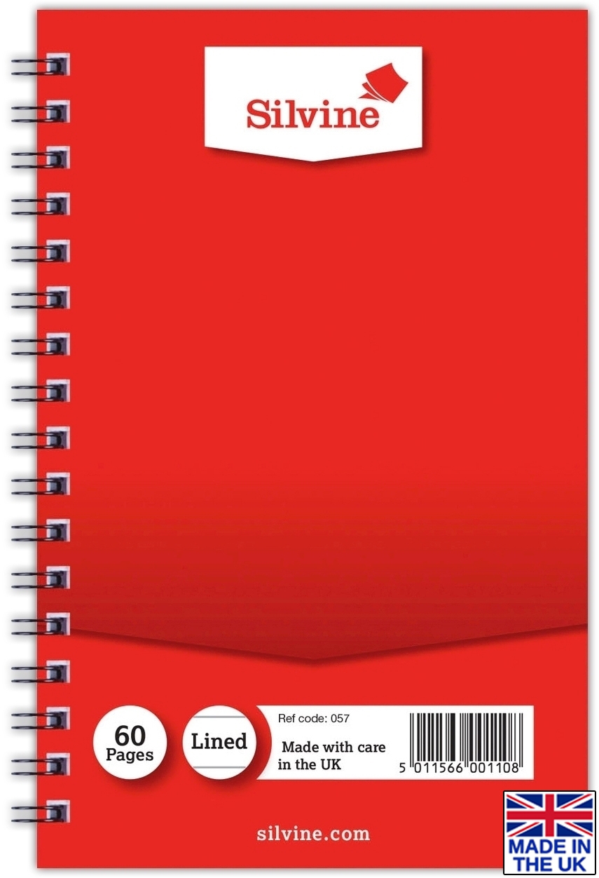 NOTEBOOK,Spiral Feint A6 30lv (Silvine) [Splittable]