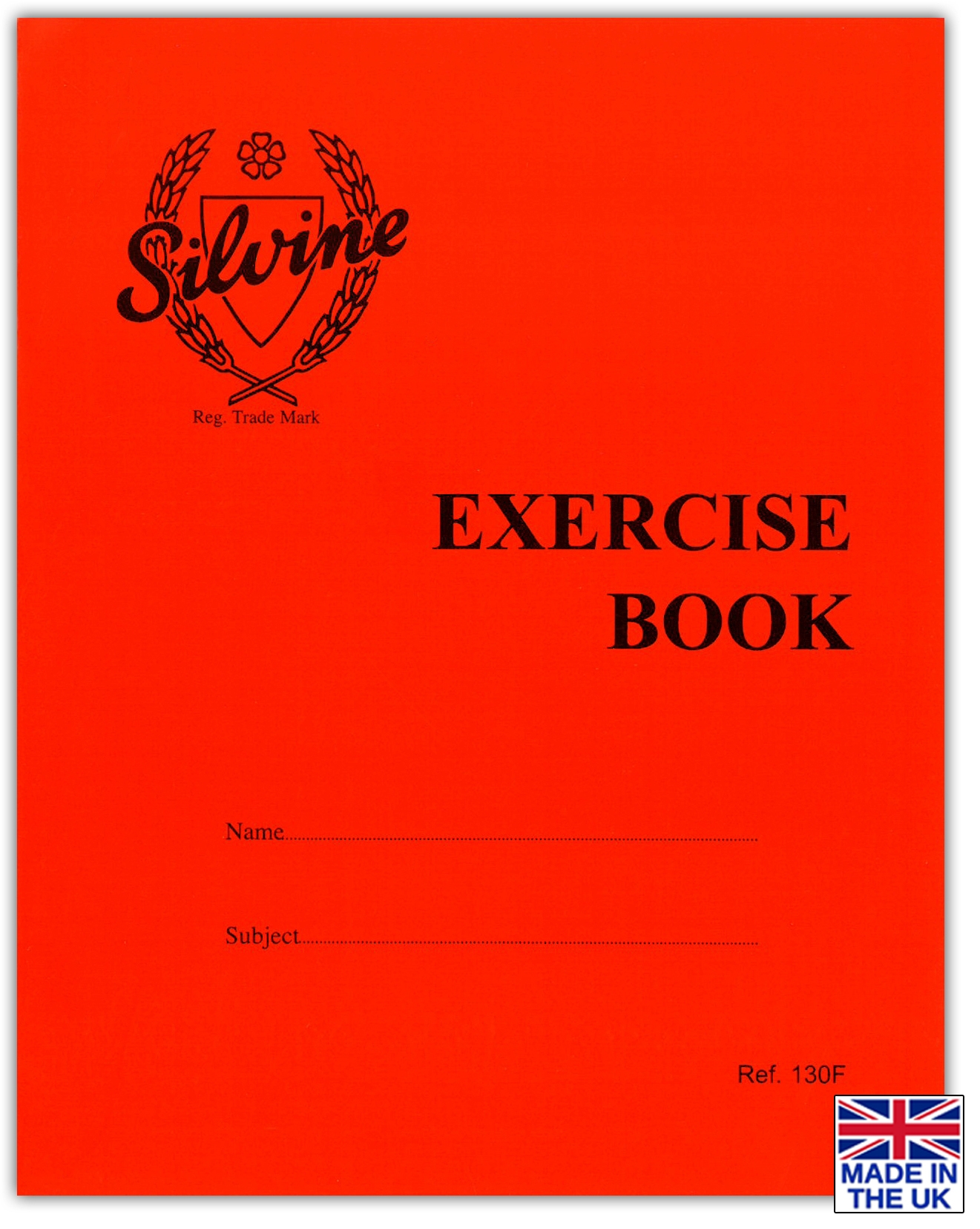 EXERCISE BOOK,Feint 8x6 20lv (Silvine) [Splittable]