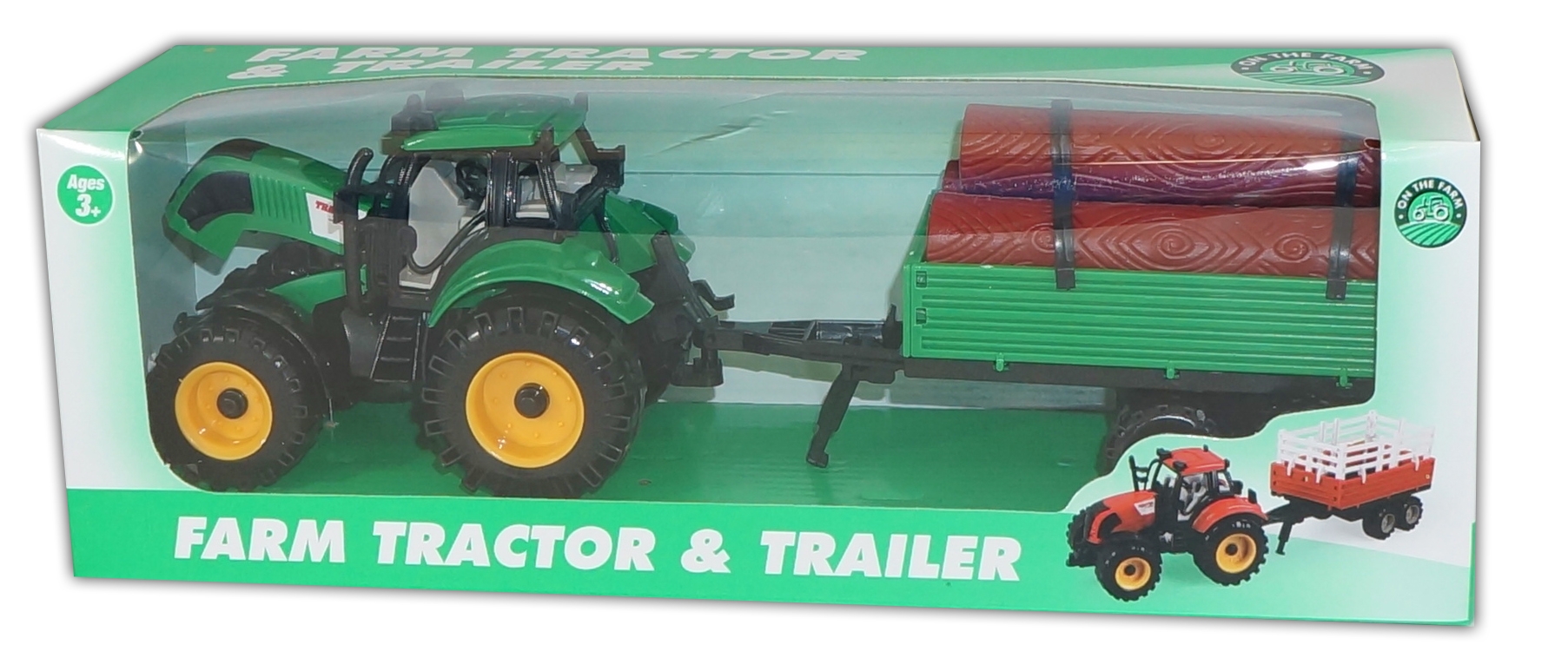 TRACTOR & TRAILER, Assorted. 29cm I/bxd CDU [Splittable]