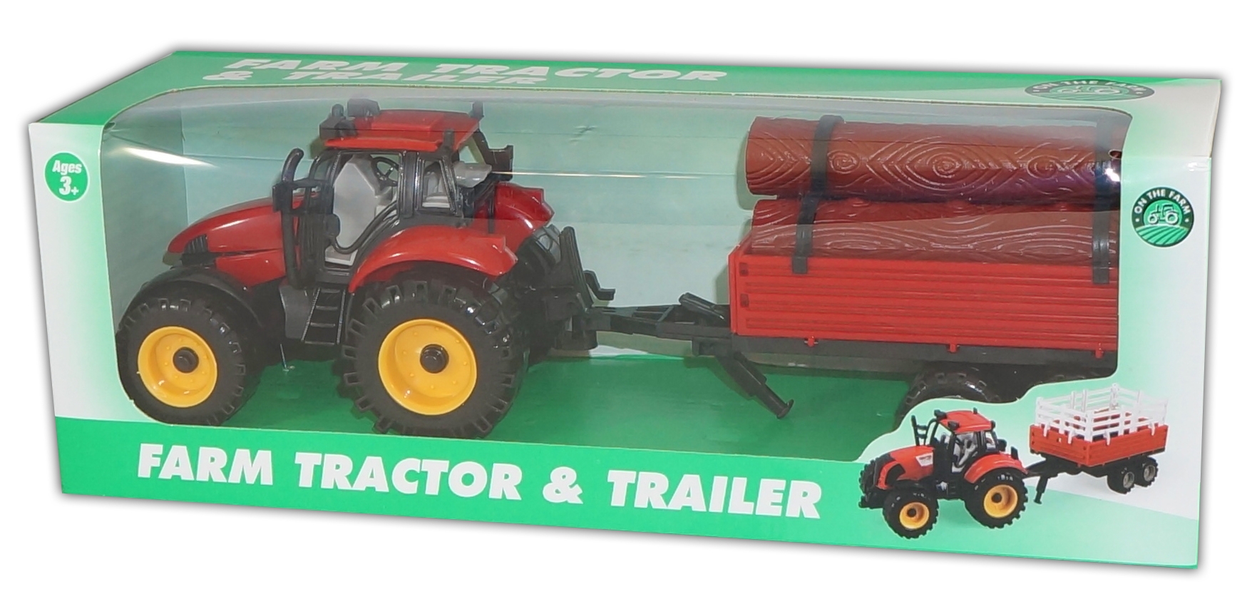 TRACTOR & TRAILER, Assorted. 29cm I/bxd CDU [Splittable]