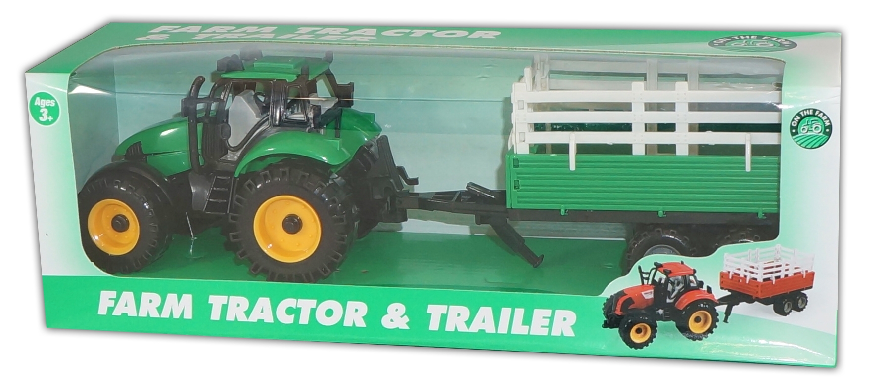 TRACTOR & TRAILER, Assorted. 29cm I/bxd CDU [Splittable]