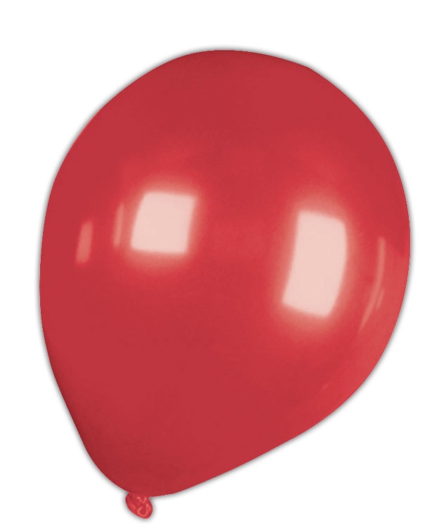 BALLOONS,Shiny Red 15`s 12