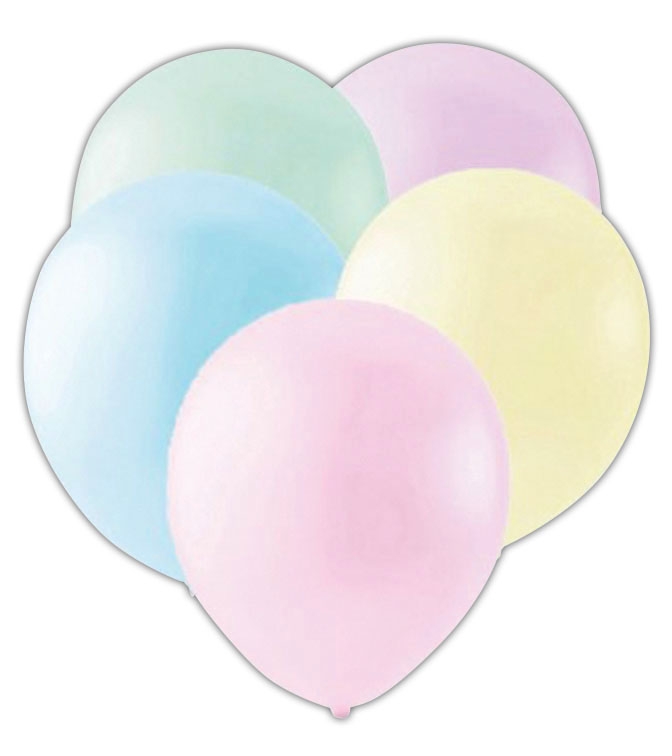 BALLOONS,Pastel Macaroon 20`s 12