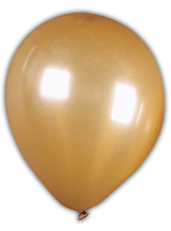 BALLOONS,Shiny Gold 15`s 12