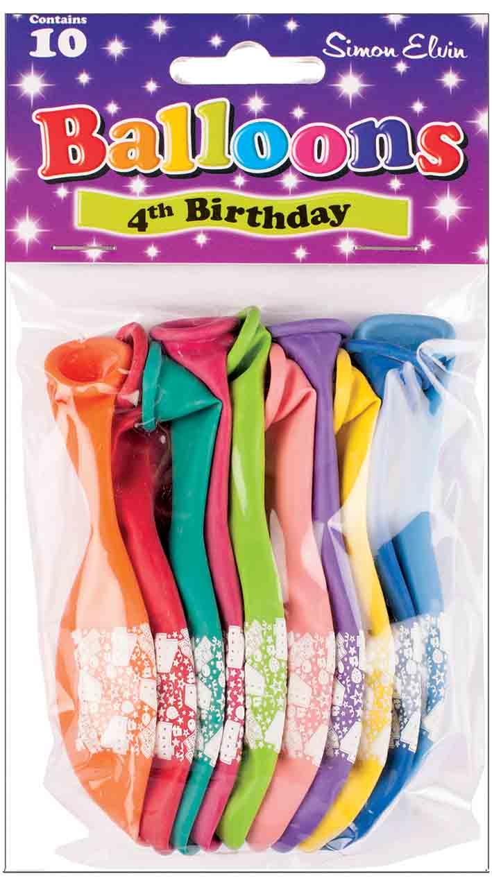 BALLOONS,4 Today 10`s [Packs Only]