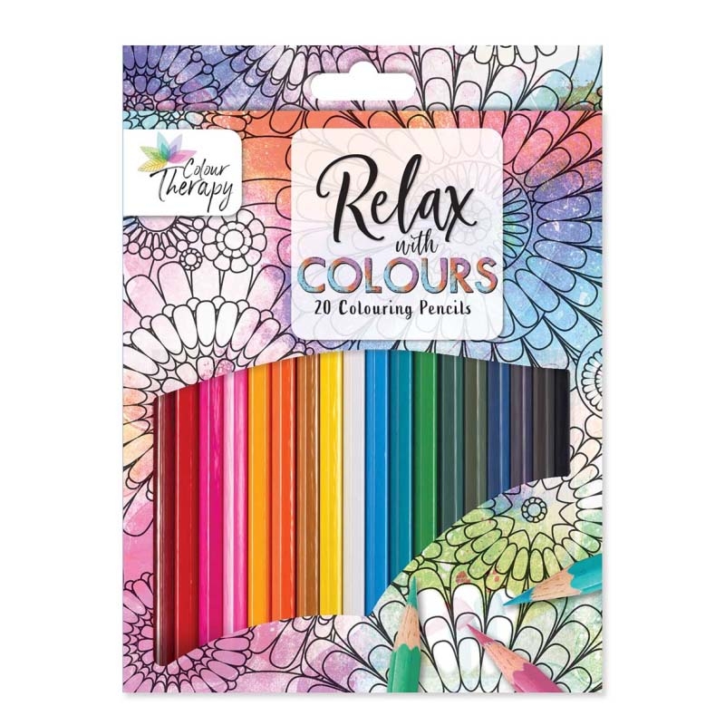 PENCIL,Coloured 20xFL Relax With Colour H/pk [Splittable]