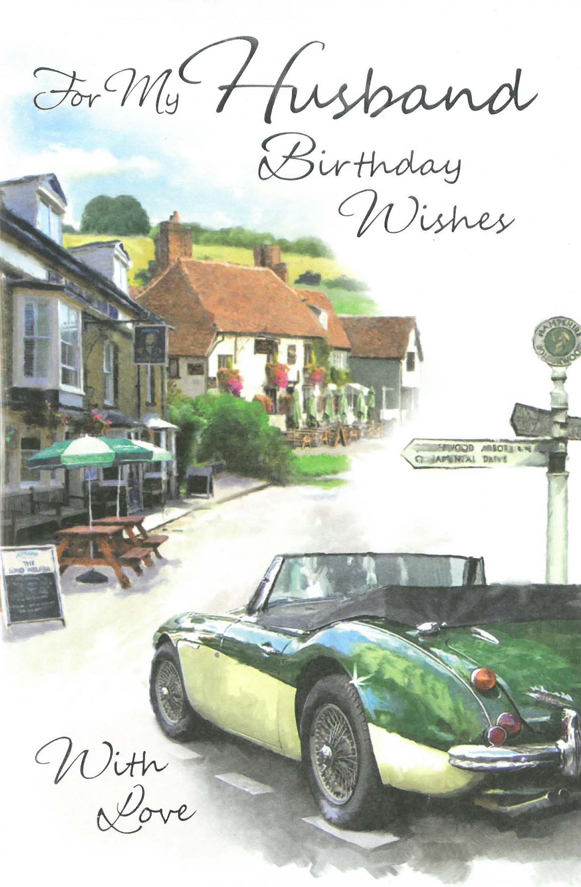 BIRTHDAY CARDS,Husband 6`s Sports Car (Was 1.10)