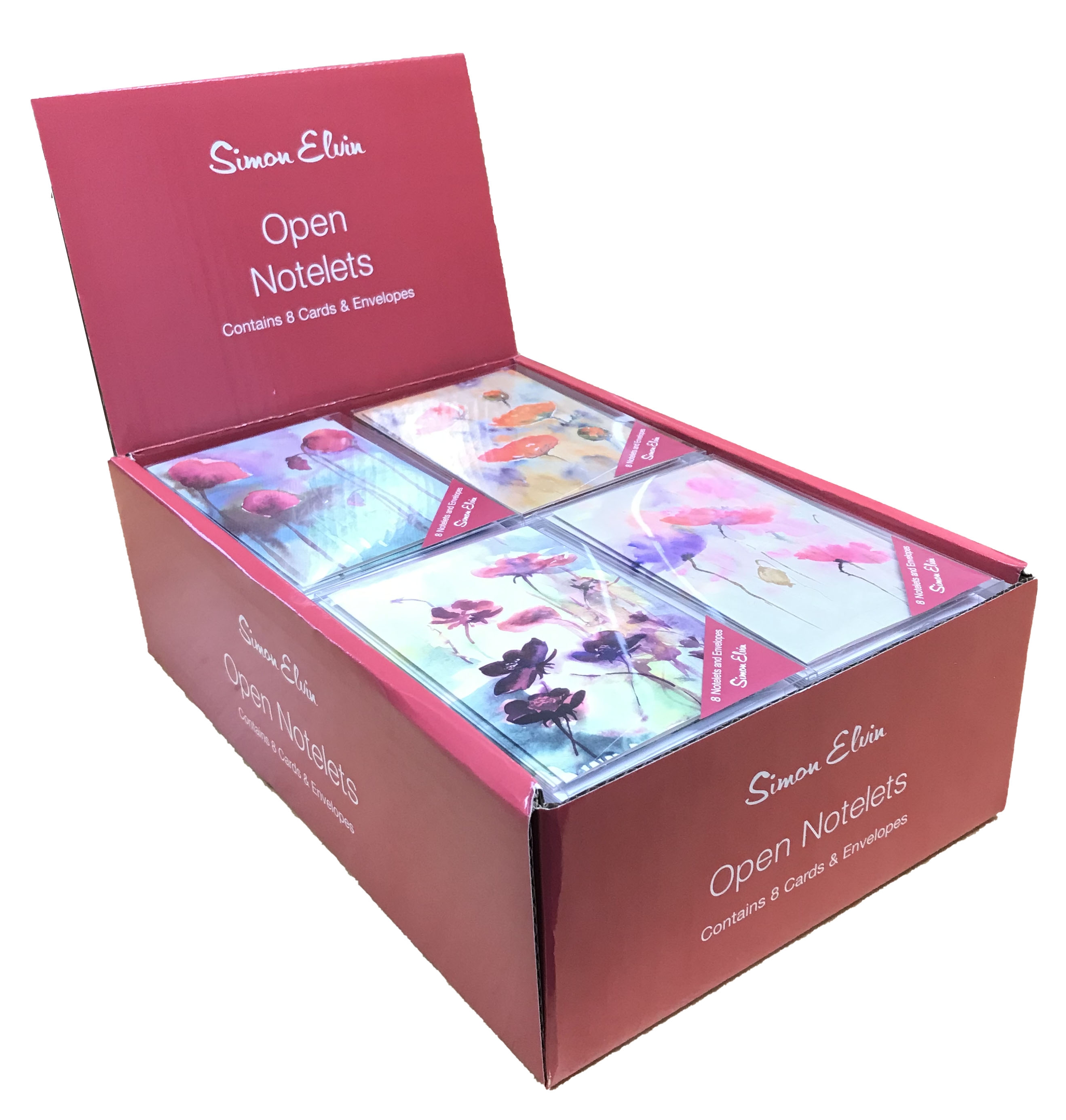 NOTELETS, Open 8`s Floral [Splittable]