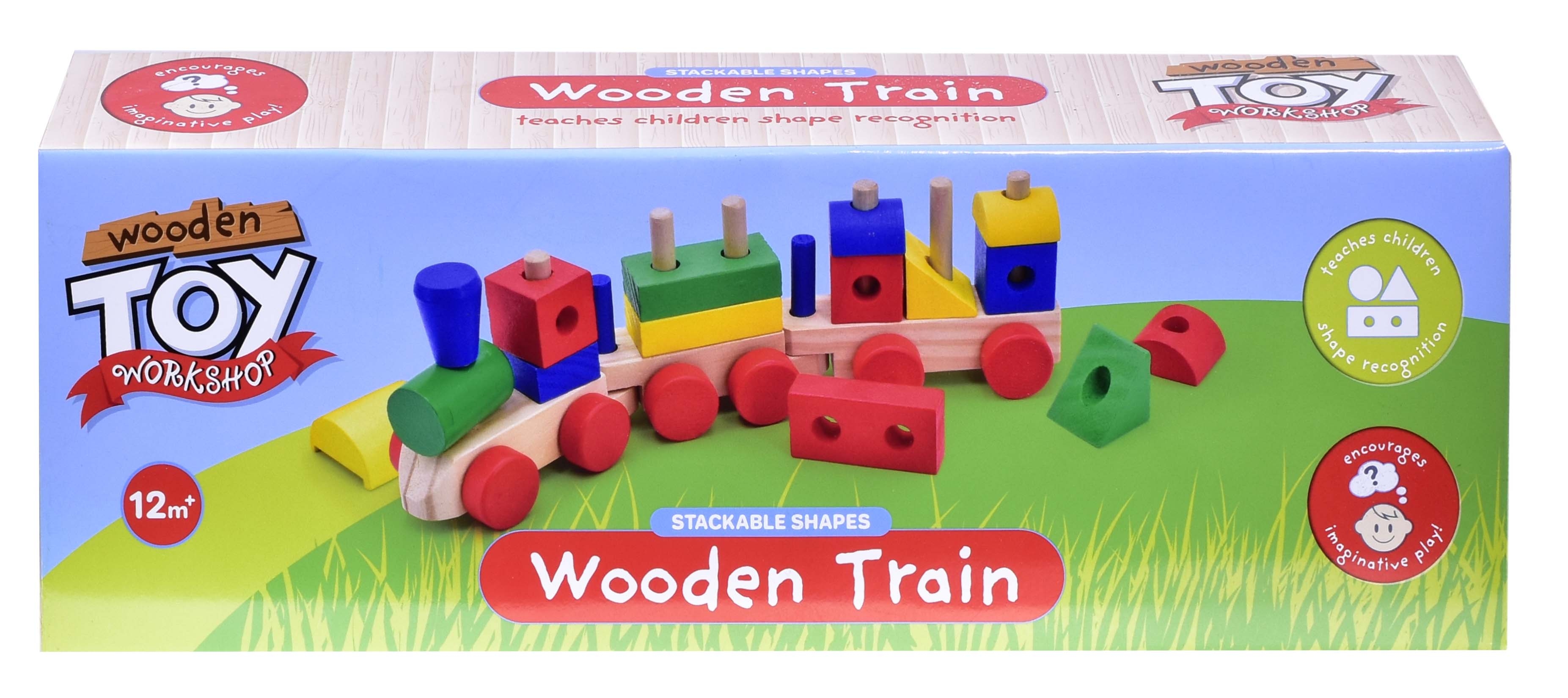 WOODEN BLOCKS TRAIN SET SUPERretroI/Bxd CDU [Splittable]