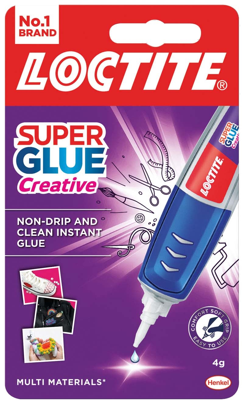 LOCTITE,Super Glue 4gm Creative I/cd [Splittable]