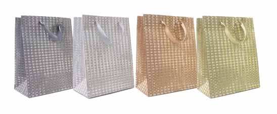 GIFT BAG,Glitter 4 Assorted (Medium) [Packs Only]