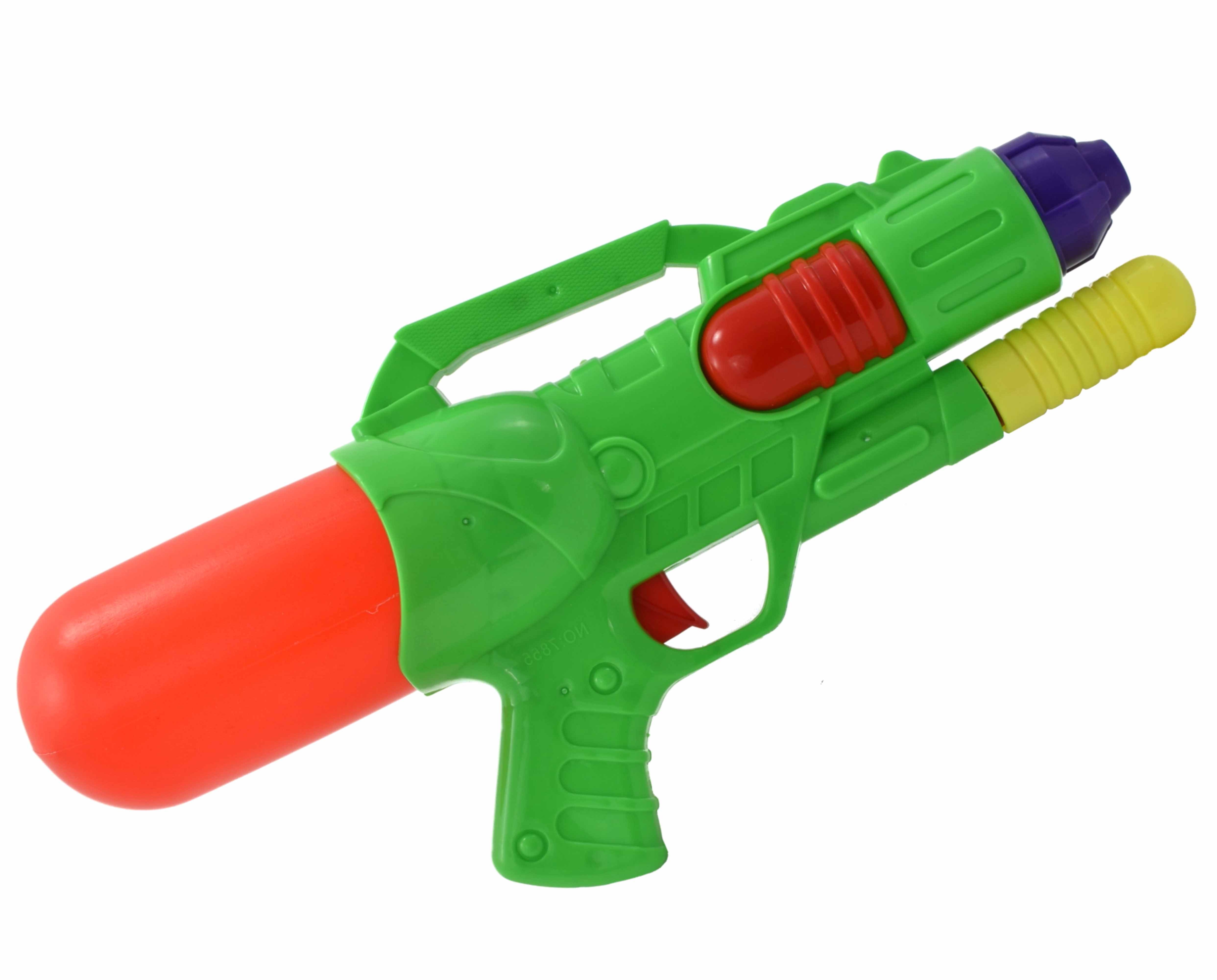 WATER GUN,Pump Action 31cm I/cd Asst Cols [Splittable]