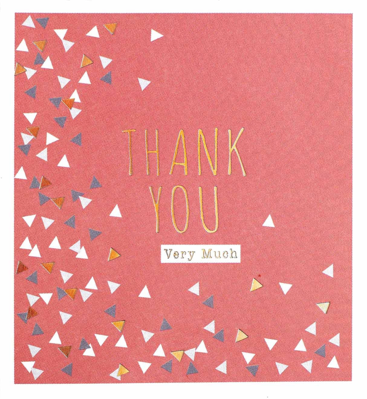 THANK YOU CARD,Twin Pack Designer 8`s [Packs Only]