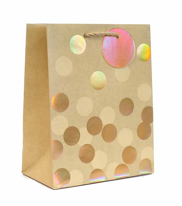 GIFT BAG,Gold Spots (Medium) [Packs Only]