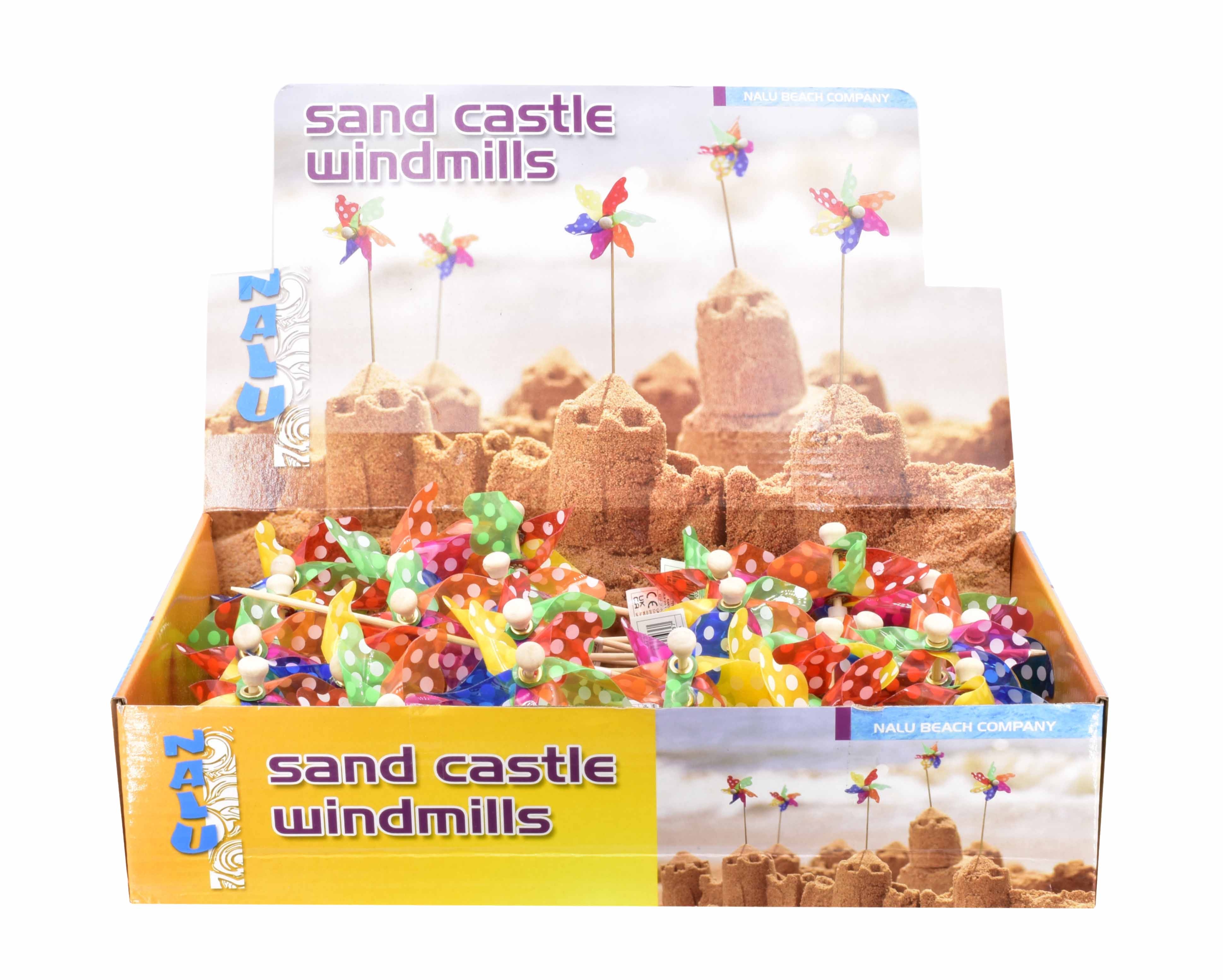 WINDMILL,Sand Castle Size CDU 27cm 80mm Head [Packs Only]