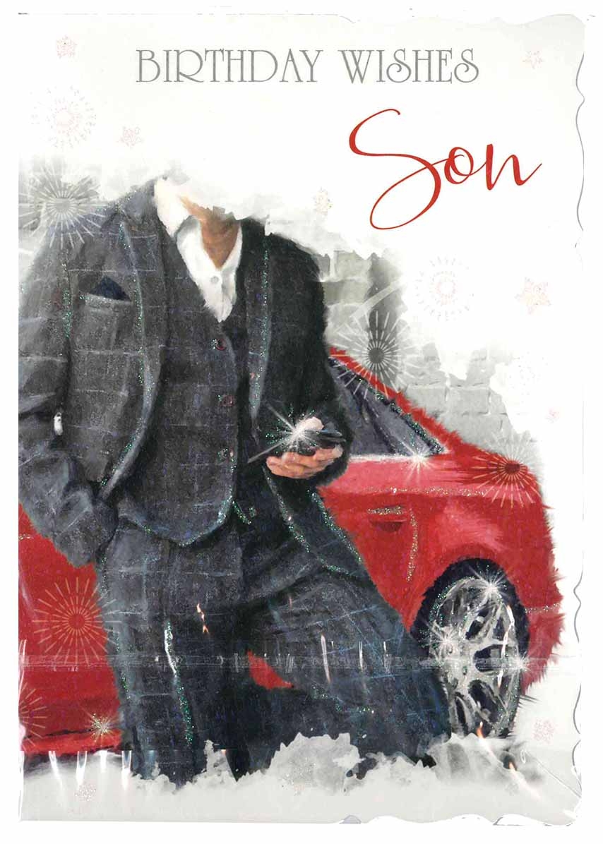 BIRTHDAY CARDS,Son 6`s Dressed to Impress