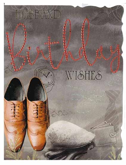 BIRTHDAY CARDS,Husband 6`s Male Fashion (Was 1.15)