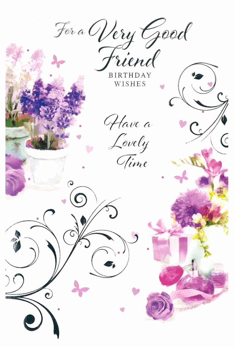 VERY GOOD FRIEND CARDS,6`S Floral (Was 0.89)