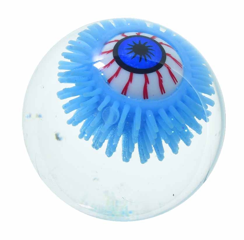 EYE BALL,Light Up Hi Bounce 6 Assorted Colours CDU [Packs Only]