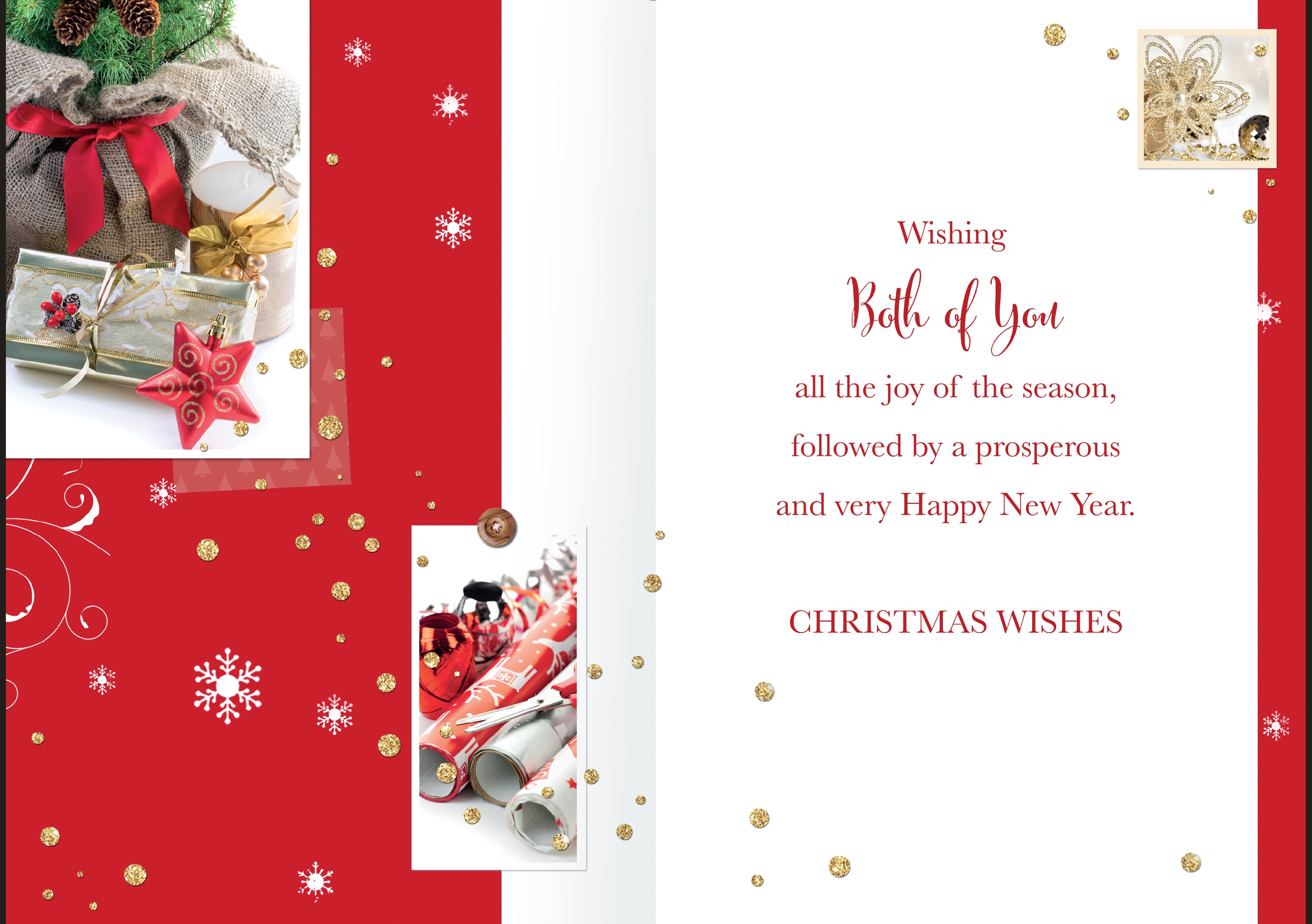 XMAS CARDS,To Both Of You 6`s Presents/Crackers (Was 1.15)