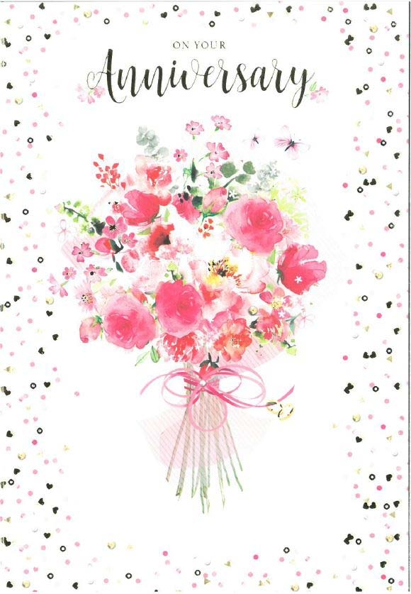 ANNIVERSARY CARDS,Your 6`s Floral