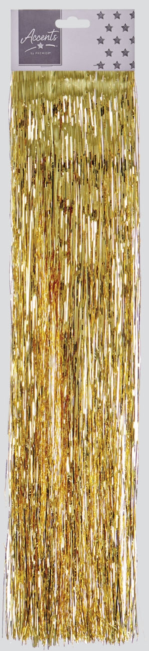 LAMETTA,Red/Gold/Silver Assorted 50cm x 500 Strands [Packs Only]