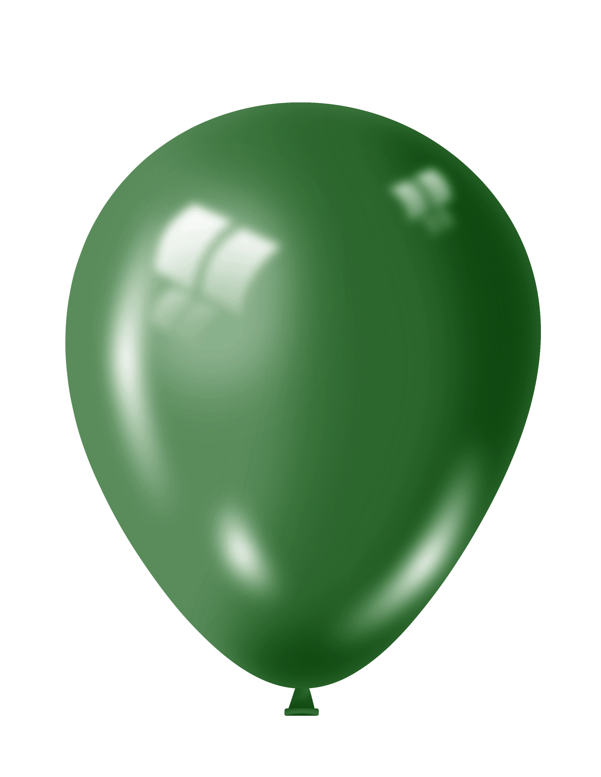 BALLOONS,Metallic Green 100`s 12
