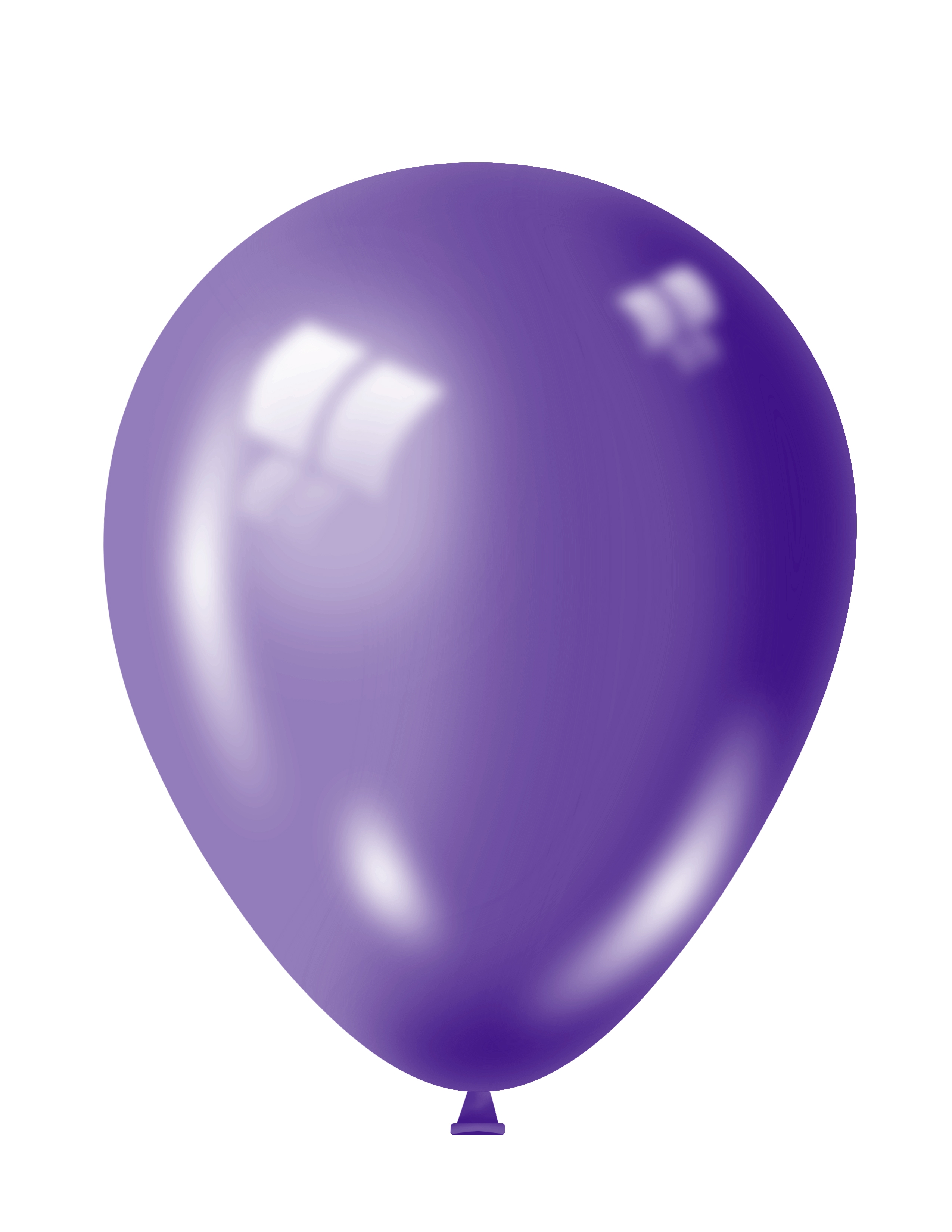 BALLOONS,Metallic Purple 100`s 12