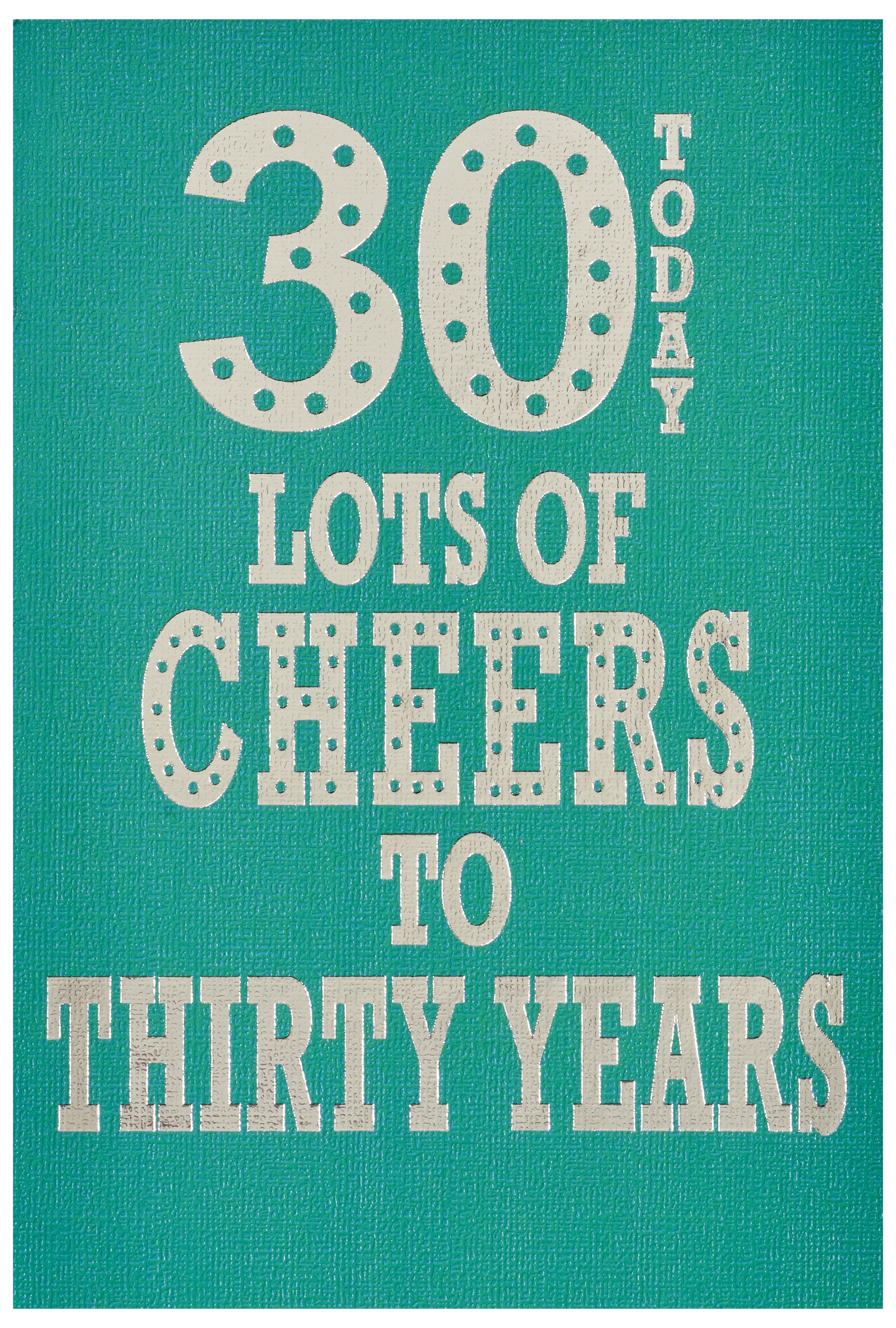 AGE 30 CARDS,Male 6`s Text