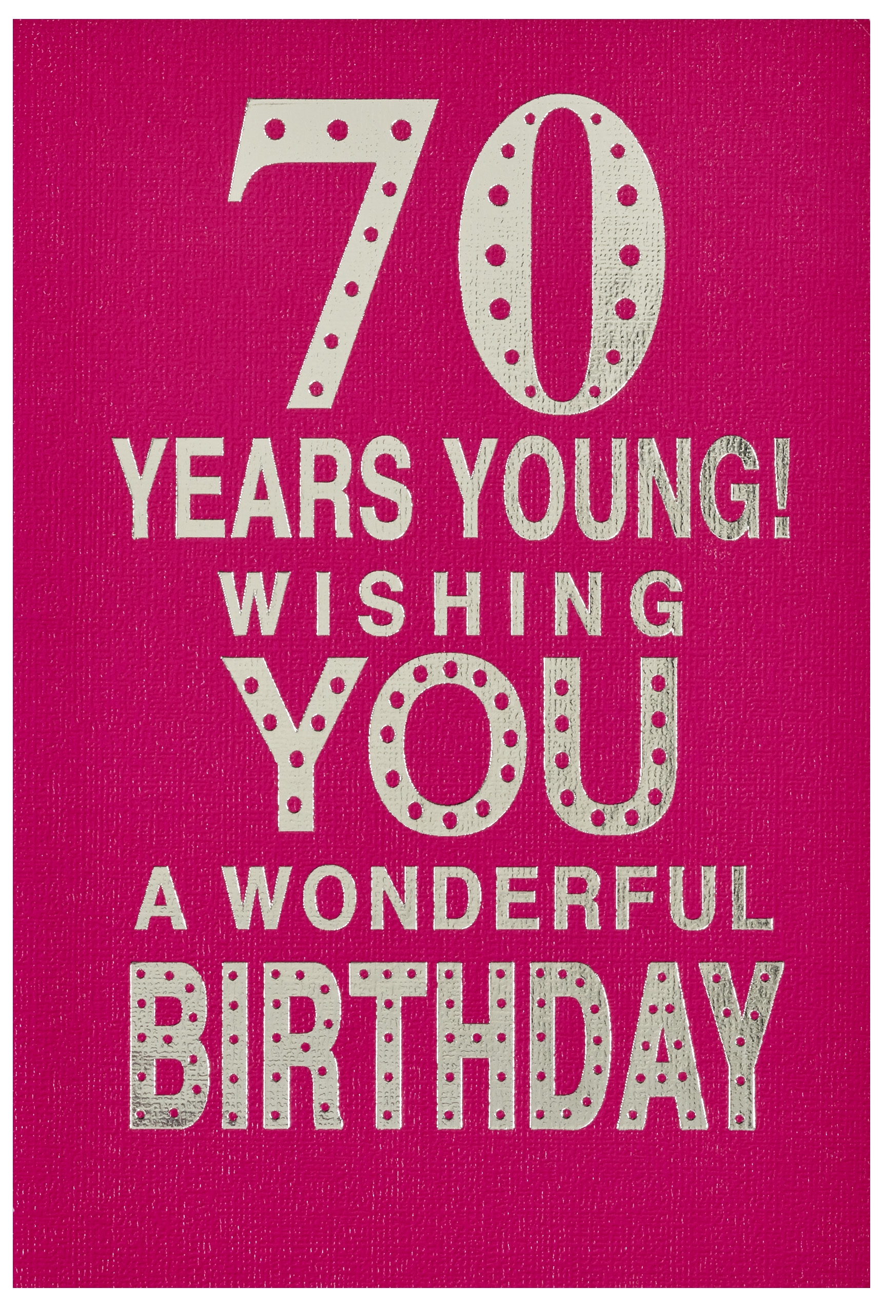 AGE 70 CARDS,Female 6`s Text