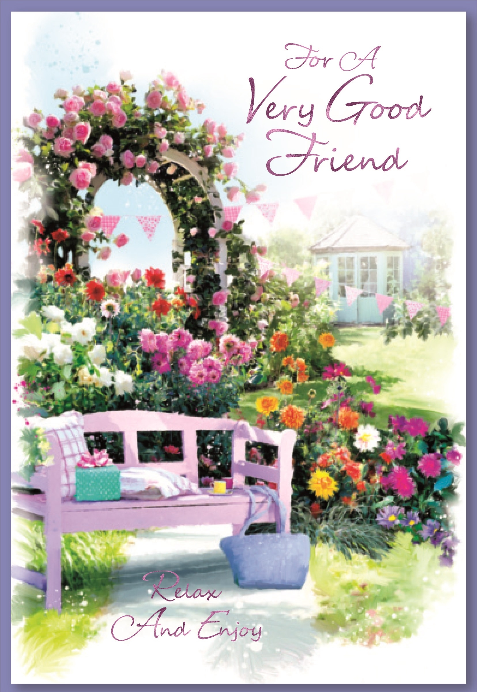 VERY GOOD FRIEND CARDS,6`S Garden Bench(Was 0.80)