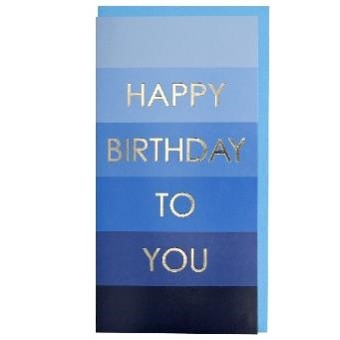 MONEY WALLETS,Happy Birthday Blue [Packs Only]