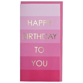 MONEY WALLETS,Happy Birthday Pink [Packs Only]