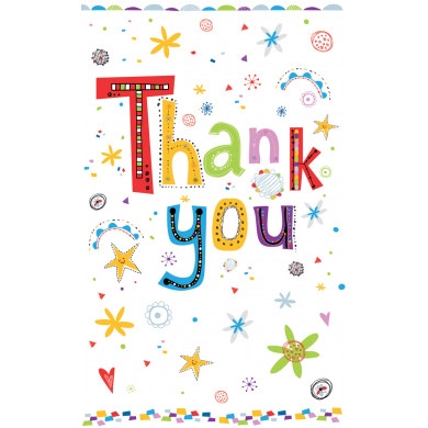 NOTELETS,Thank You 8`s Modern Text [Splittable]