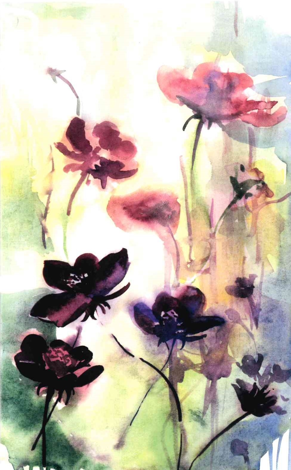 NOTELETS, Open 8`s Floral [Splittable]