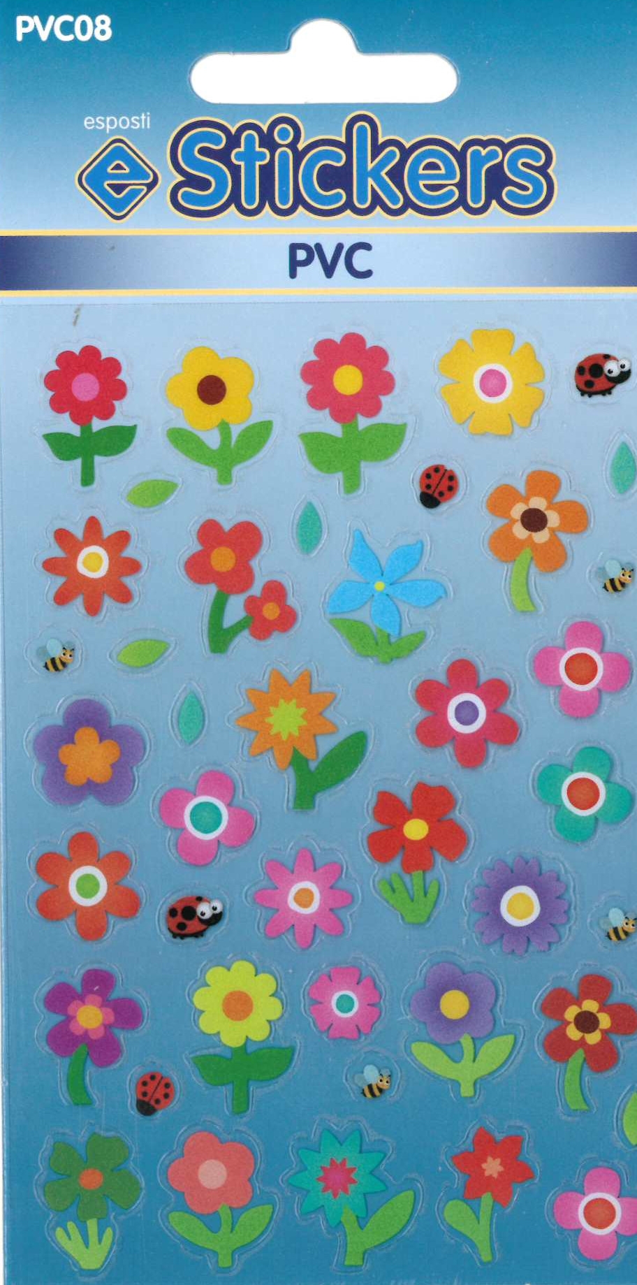 STICKERS,PVC Flowers [Packs Only]