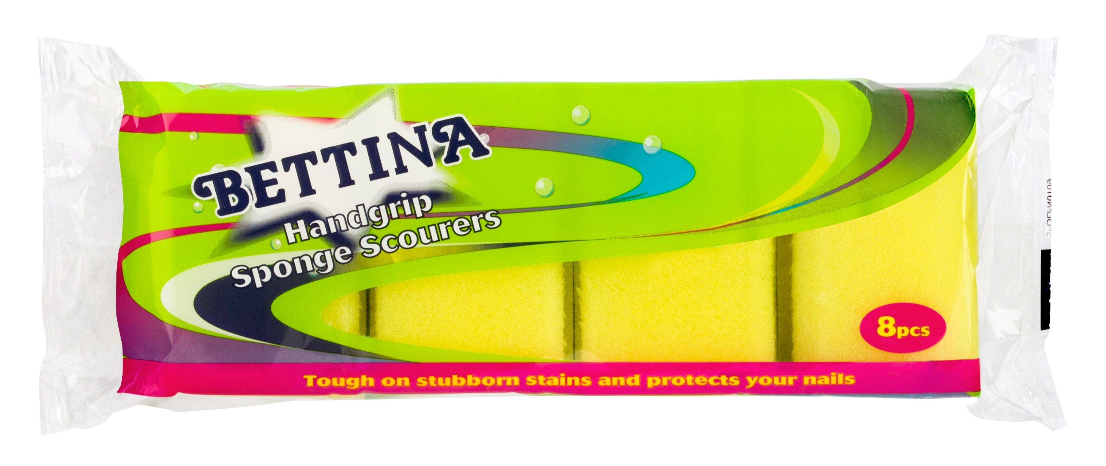 SPONGE SCOURERS,Shaped 8`s Handgrip [Splittable]